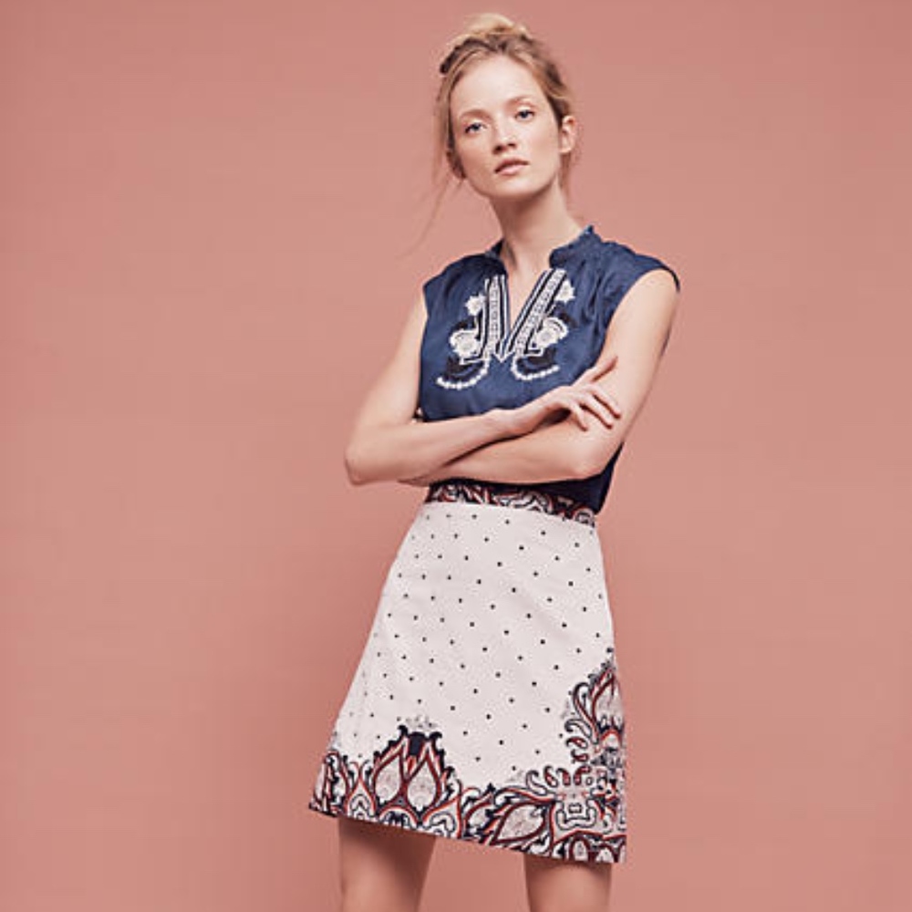 Adele Dot Skirt  Exclusive  Size 6